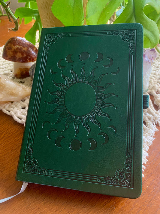 HARDCOVER JOURNAL - Sun & Moon design