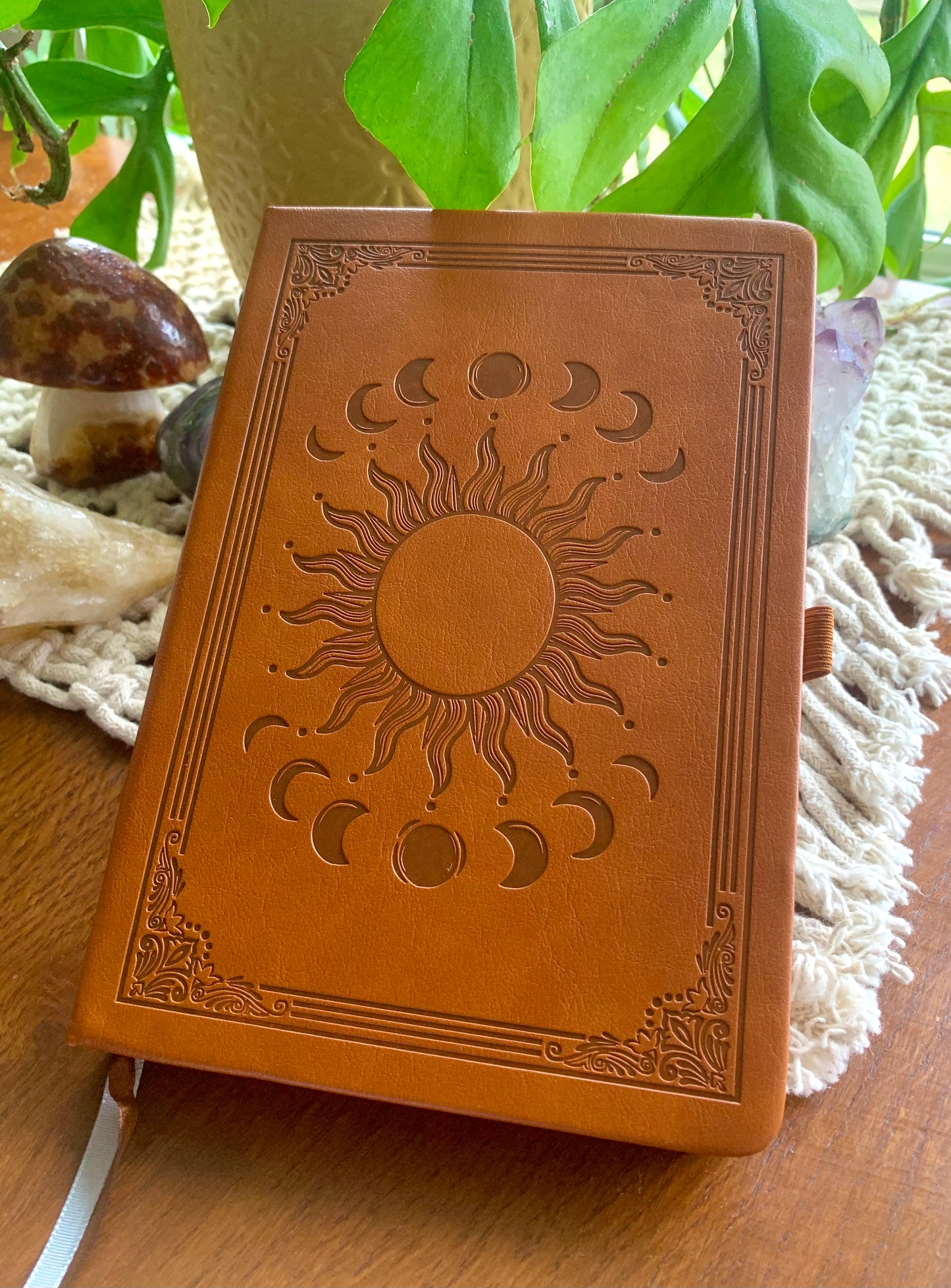 HARDCOVER JOURNAL - Sun & Moon design