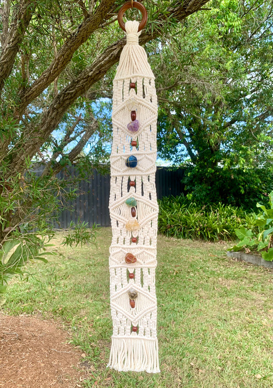 Macrame Chakra Wallhanging