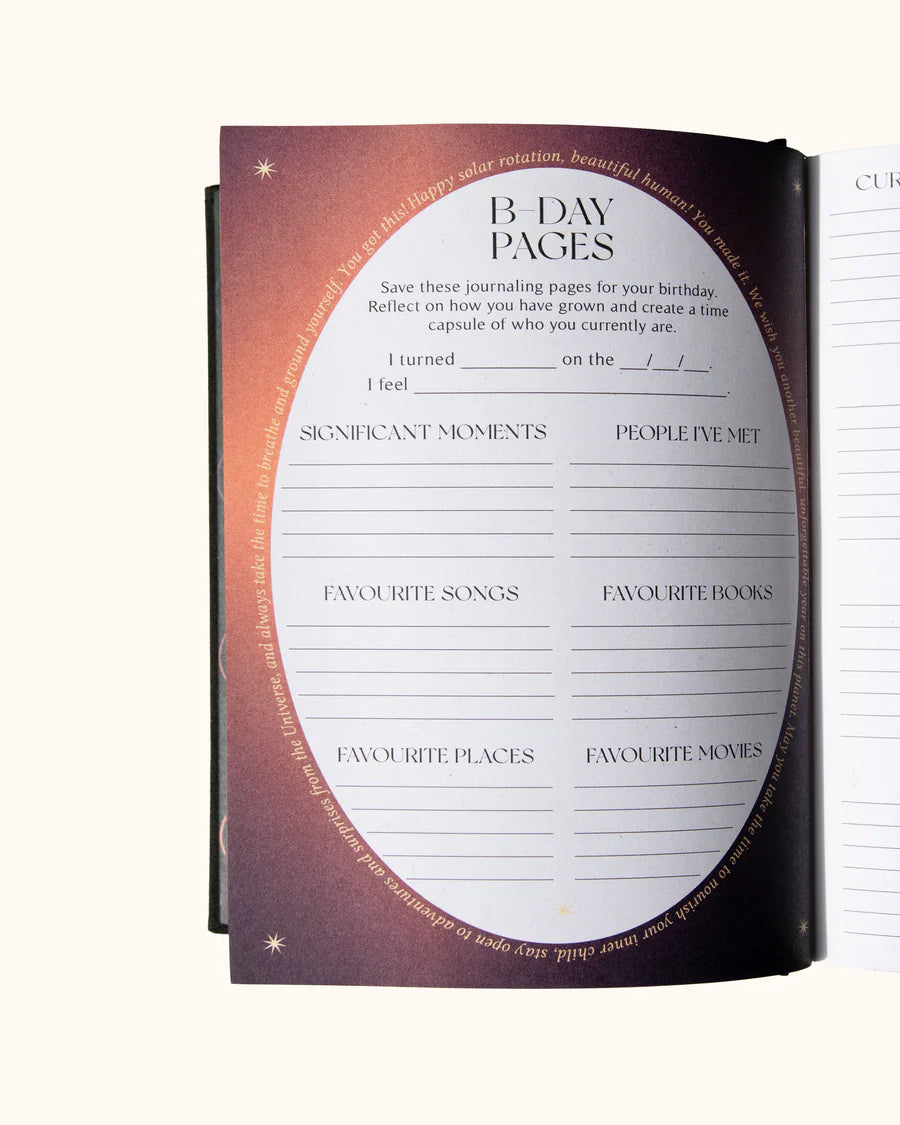 2025 YEAR OF GROWTH BOOK - A daily diary by Dreamy Moons