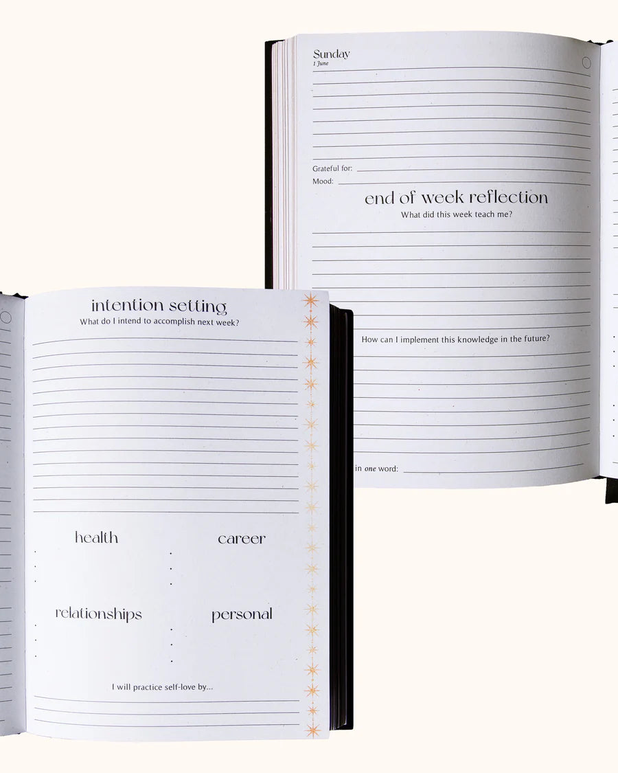 2025 YEAR OF GROWTH BOOK - A daily diary by Dreamy Moons