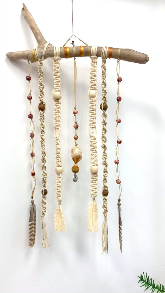 ‘Joy & Prosperity’ Citrine Wallhanging